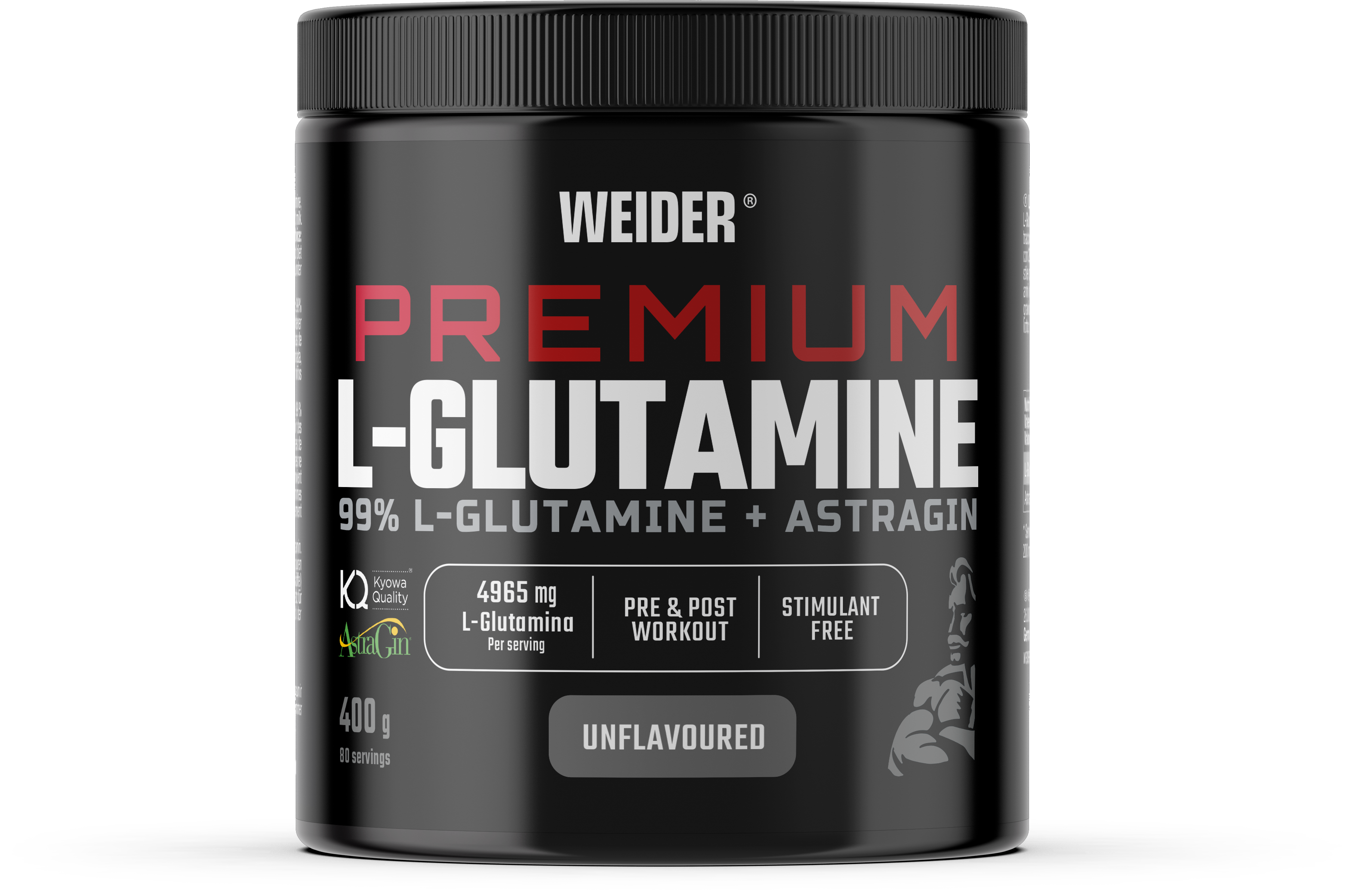Weider Premium L-Glutamine+Astragin Neutra 400 gr