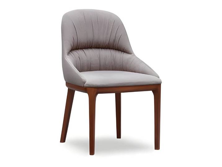 JVmoebel Esszimmerstuhl Eleganter weißer Holzstuhl für modernes Wohnen und Arbeiten, Made in Europe