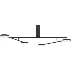Maytoni Deckenleuchte Fad Metall Schwarz MOD070CL-L30B3K mit IP 20