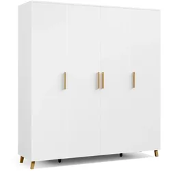 Rauch Drehtürenschrank »Shinjo« - 187x53x203cm - weiß -