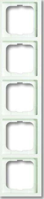 Busch-Jaeger Cadre 5-fach blanc studio mat 1725-884K (2CKA001754A4418)