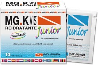 POOL PHARMA Srl Mgk Vis Junior Arancia 10 Bustine - Integratore alimentare per bambini