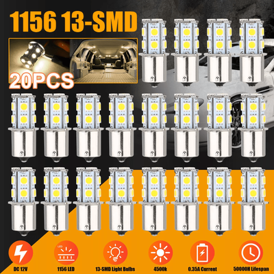 PRiME 20x Warm White SMD LED RV Camper Trailer Interior Light Bulbs Bright Replacement 20x Warm White SMD LED RV Camper Trailer Interior Light Bulbs Bright Replacement