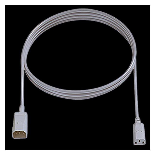 Bachmann Power Cord C14 to C13 grey, Extension Cable (1 m) (356.902)