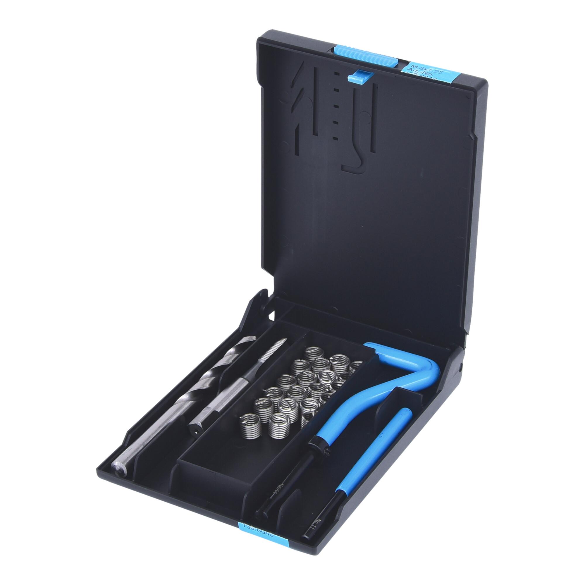 KS Tools Nirostahl Gewinde-Reparatur-Satz M8x1,25x10,8mm, 24-tlg. (150.6040)