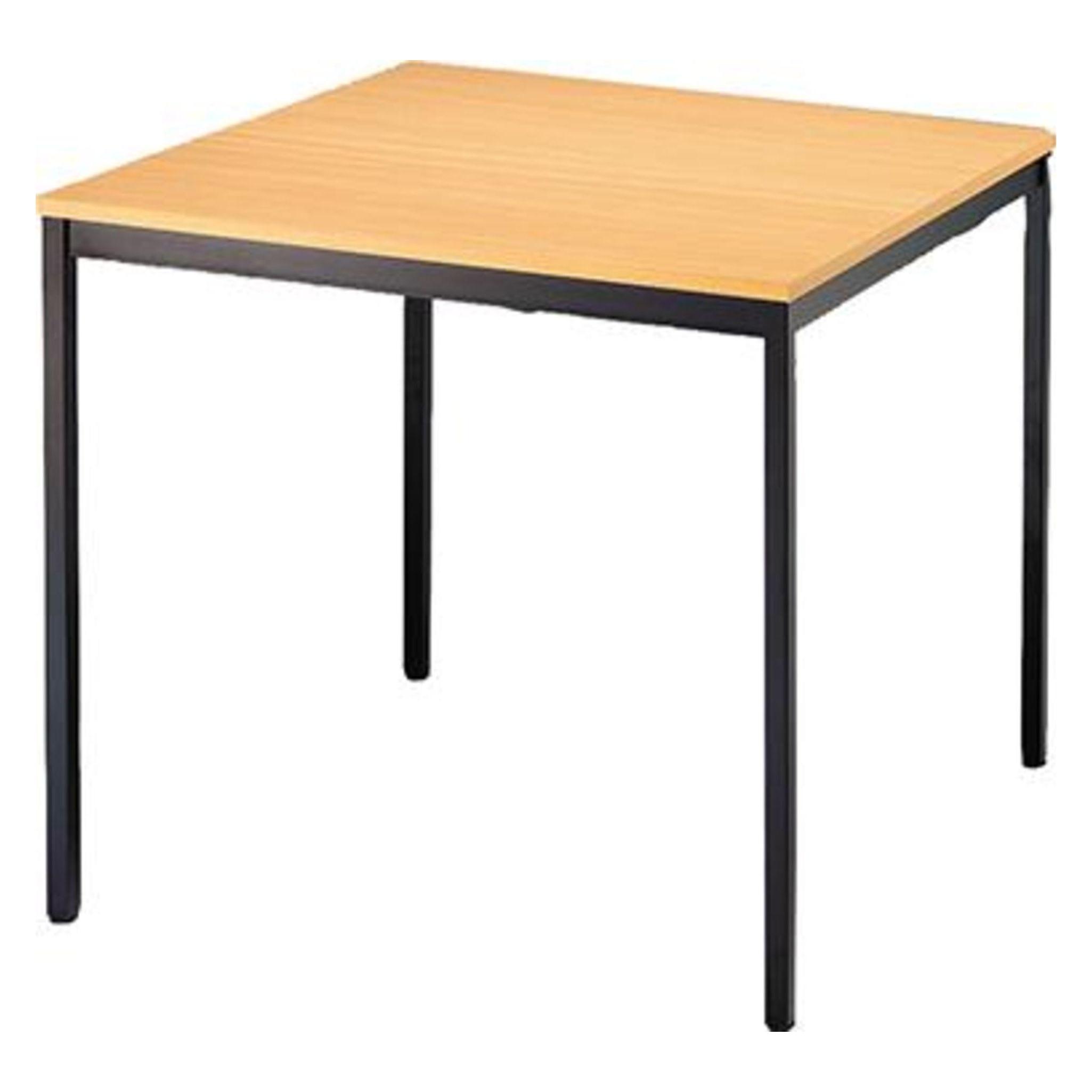 NoName Tisch 800 x 800 mm schwarz / Buche (80 cm, 80 cm) (4332163724308)