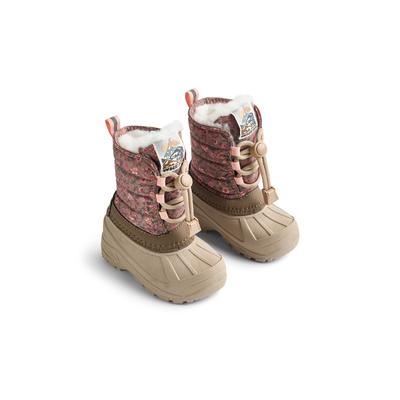 Stiefel WHEAT "WHEAT Winterboot Aleex", Mädchen, Gr. 26, beige (portabella flowers), Polyester, Schuhe Stiefel