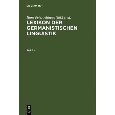 Lexikon der Germanistischen Linguistik, Gebundene Ausgabe von , De Gruyter, 978-3-484-10393-1