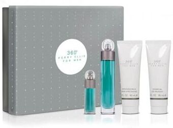 Perry Ellis 360 for Men 4 Piece Gift Set Standard Eau De Toilette for Men