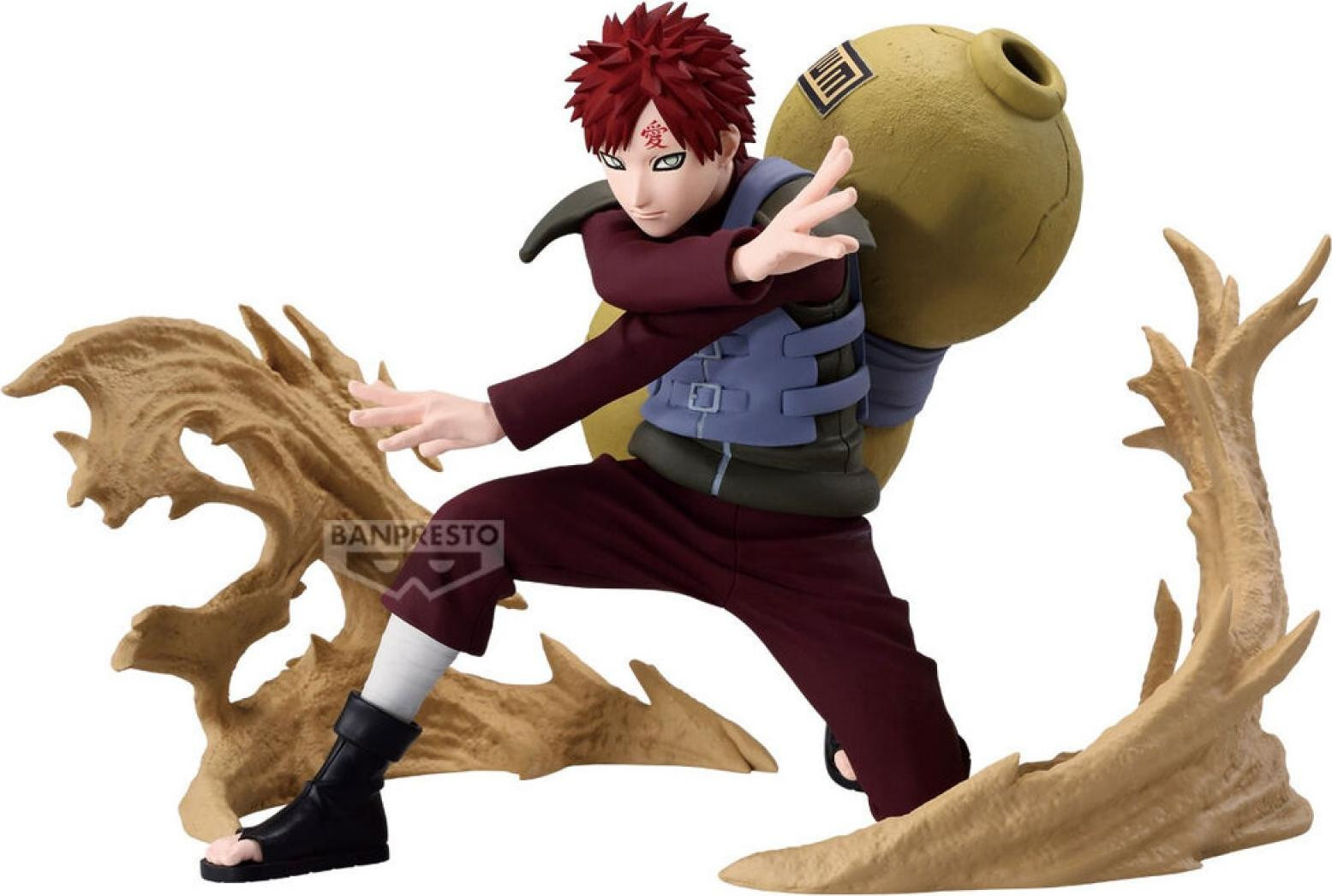 Banpresto Naruto Shippuden Vibration Stars Gaara figuur, 12 cm