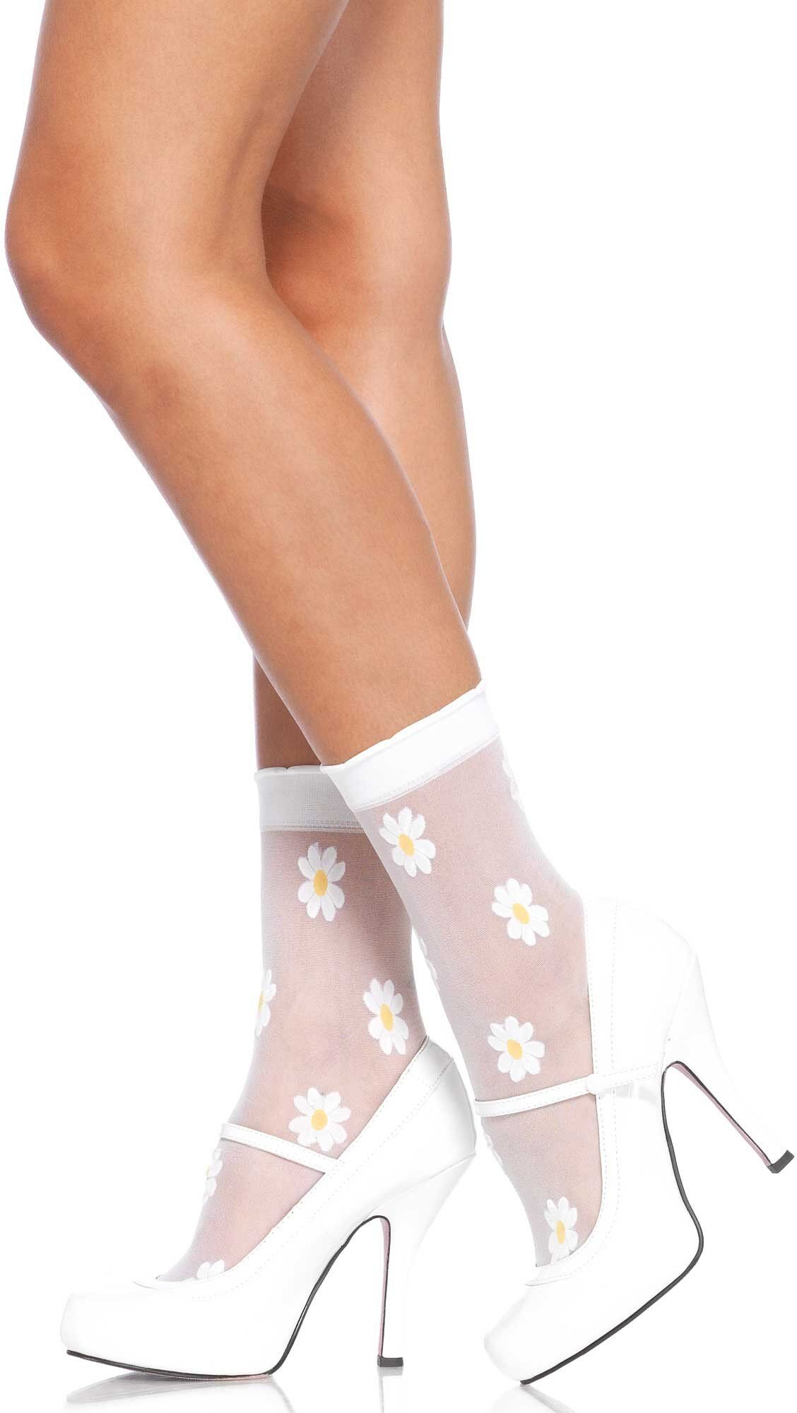 Chaussettes florales - LEG AVENUE