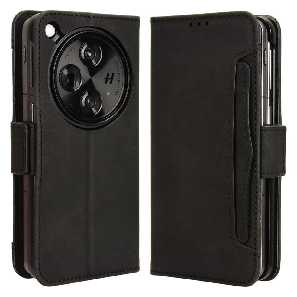 Cover-Discount OnePlus Open - Etui mit vielen Kartenfächer schwarz (OnePlus Open) (660173621A)