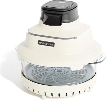 Magnifique 5QT Air Crisper with Two Removable Basket, Non-Toxic Glass Pot