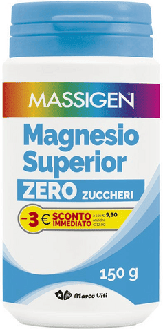 Massigen Magnesio Superior Integratore per Stanchezza e Affaticamento 150g PROMO
