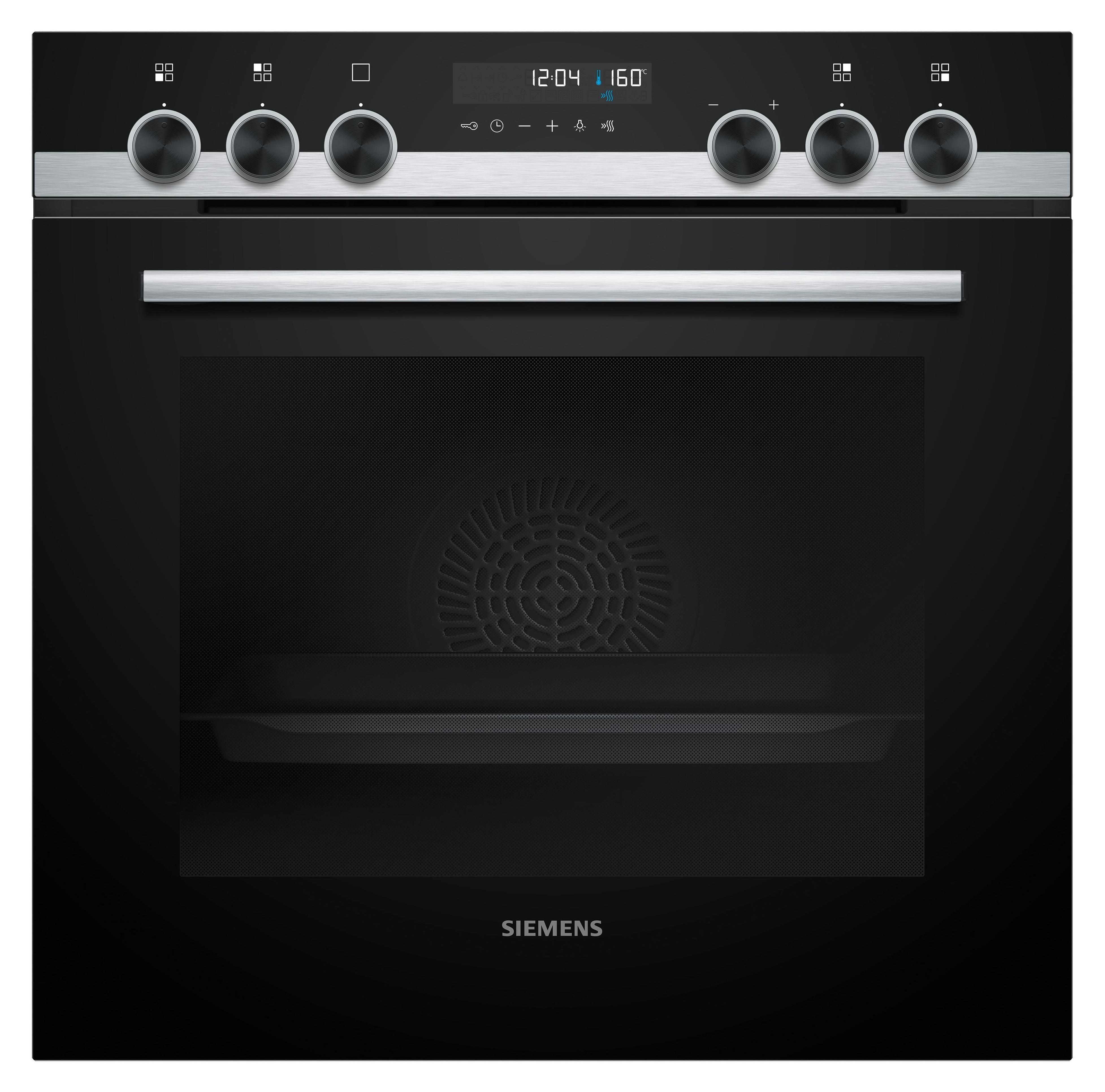 Siemens HE578BBS4 + EI645CFB6E, Zonen-Induktionskochfeld, 4 Zone(n), Glaskeramik, Schwarz, Berührung, 58,3 cm