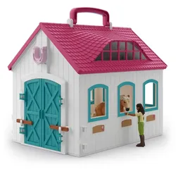 schleich® 42703 HORSE CLUB Offenstall Kleines Hufeisen x x cm