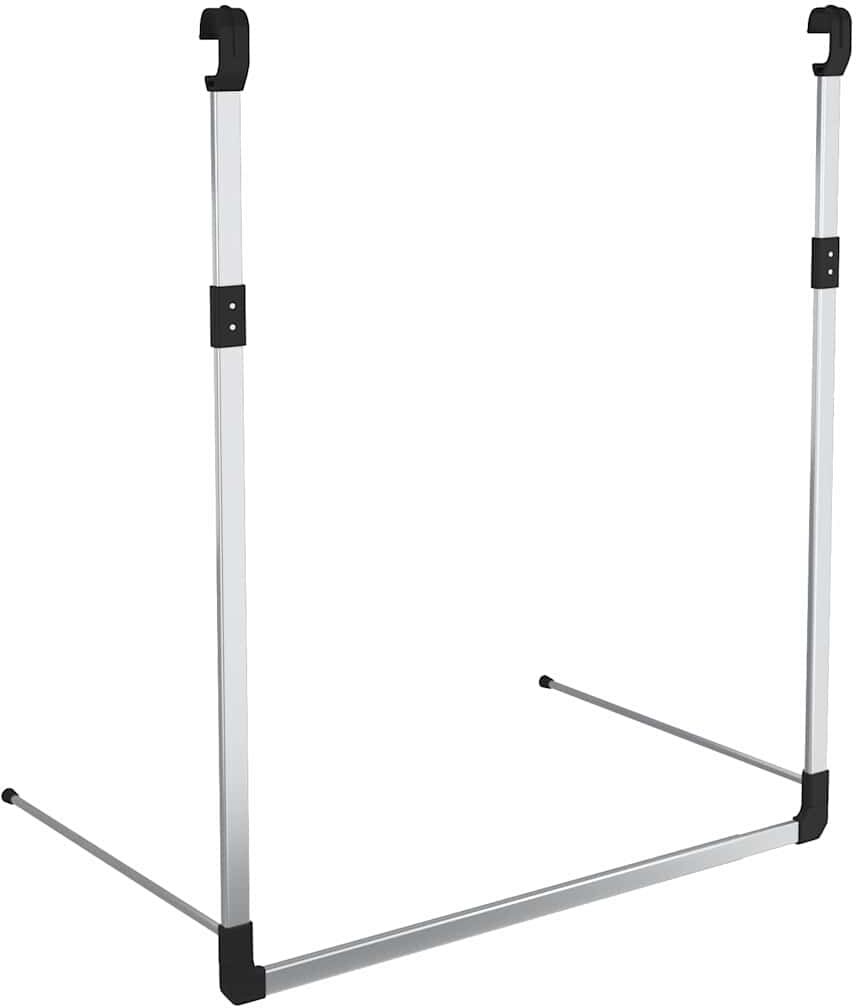 vidaXL Rail de suspension de garde-robe télescopique Argenté