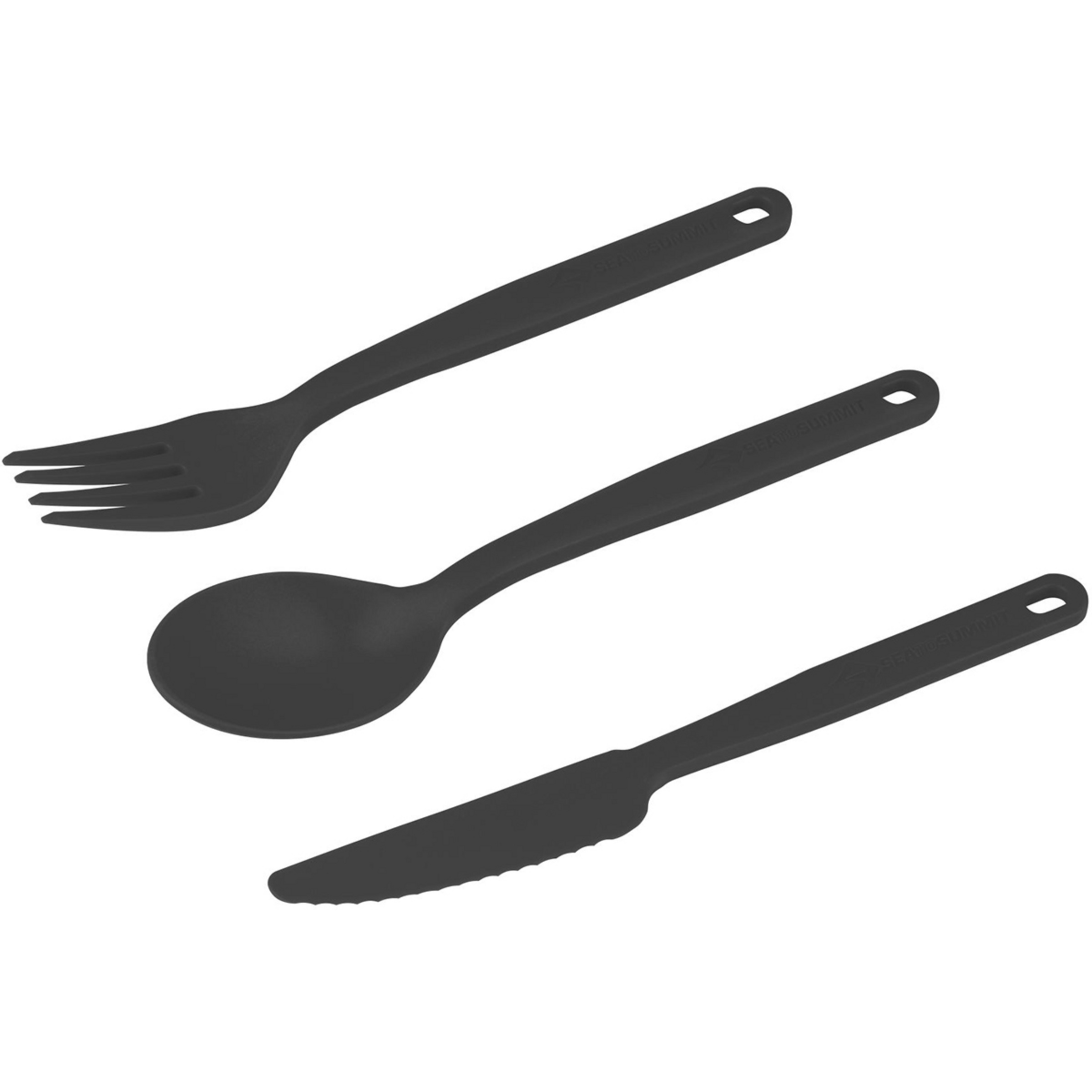 Sea to Summit Camp Cutlery Besteckset Campingbesteck grau Camping