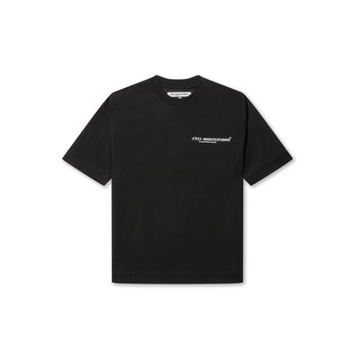 T-Shirt IRASUTO STUDIOS "Irasuto Studios REDI T-SHIRT", Herren, Gr. M, schwarz, 70% Polyester, 30% Baumwolle, bedruckt, oversize, Rundhals, Shirts T-Shirt