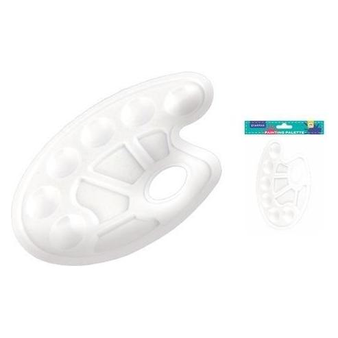 Starpak Ovale weisse Farbpalette, 30 cm (41311238)