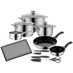 WMF Kochgeschirr-Set Diadem Plus 10-tlg. silber