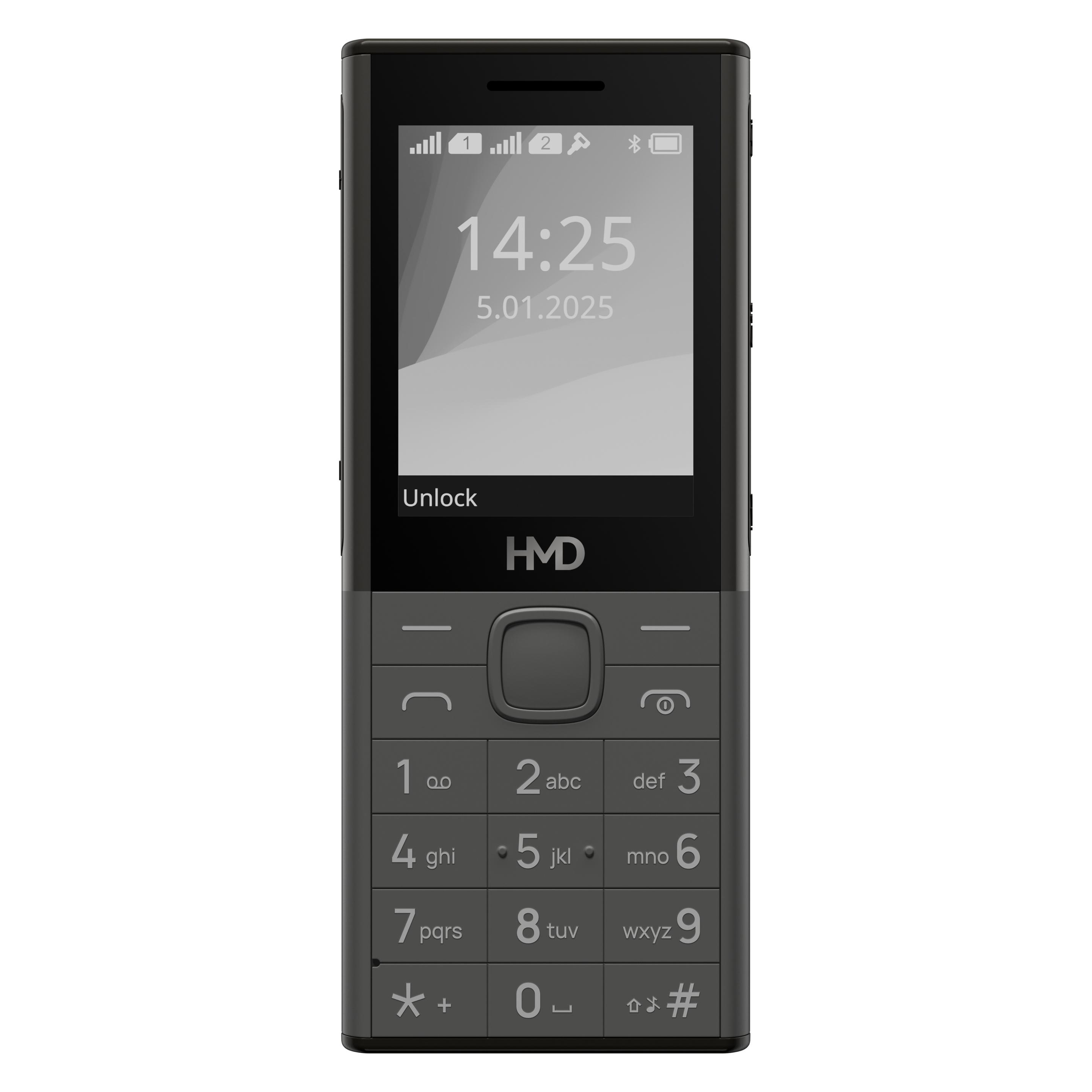 HMD Phone 150 Music TA-1703 DS gray (2.40", 0.30 Mpx) (SP01Z07Z2205Y)