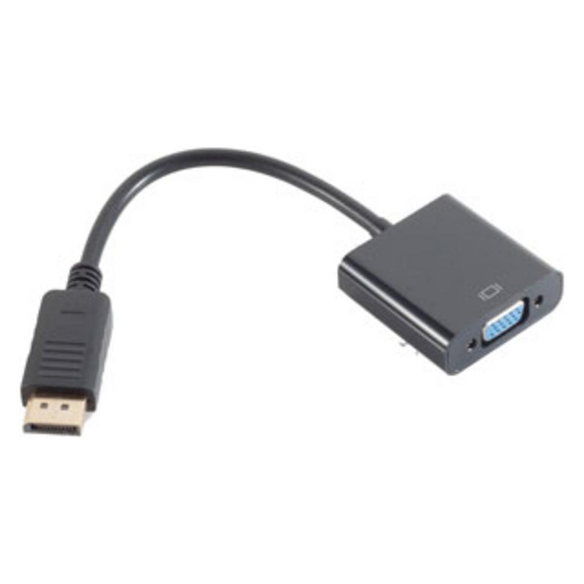 Shiverpeaks S-Conn BS14-05012 Displayport VGA Schwarz Kabelschnittstellen-/adapter (DisplayPort, DisplayPort, VGA) (BS14-05012)