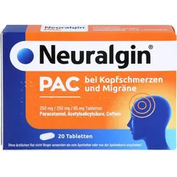 Neuralgin Pac bei Kopfschmerzen und Migräne 20 ST