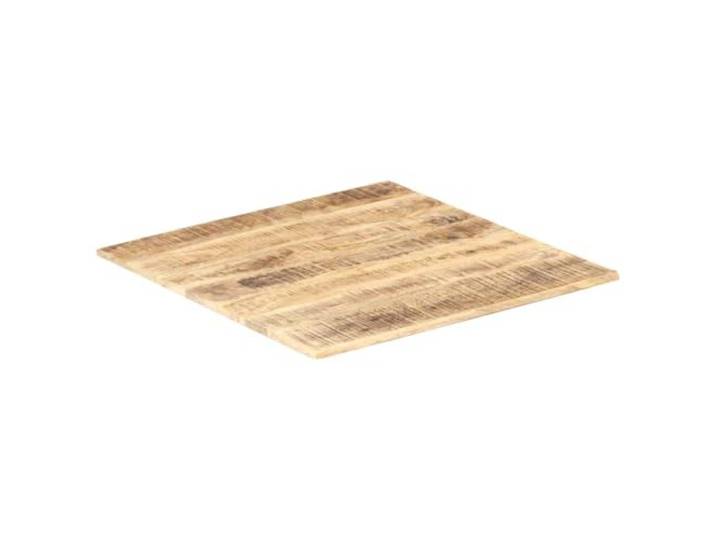 NKOPPFG Tischplatte Massivholz Mango 80x80 cm Rustikal, Industriell, Für Esszimmer, Restaurant, Cafe, Hotel, Robust, Pflegeleicht