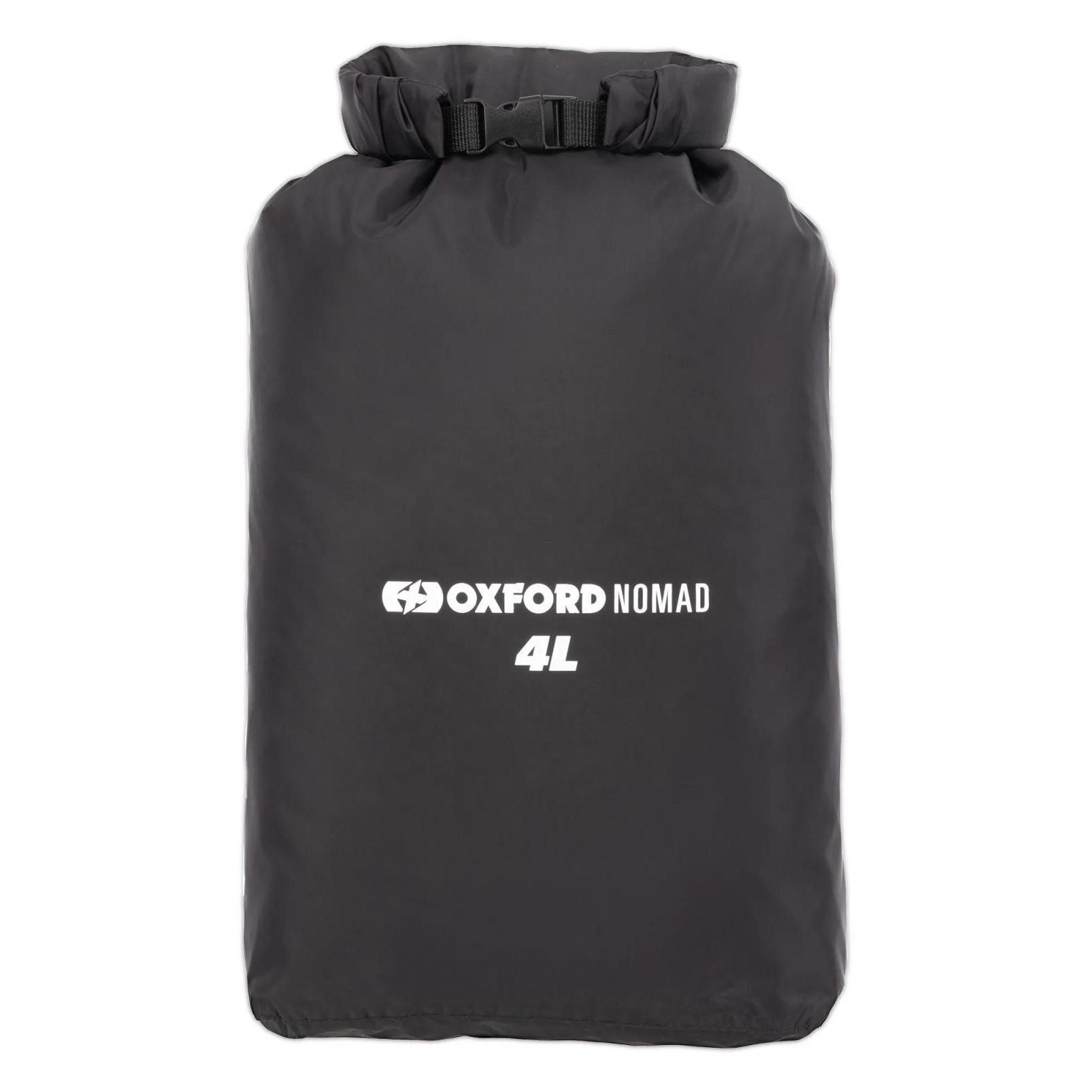 Oxford Nomad Dry Bag wasserdichte Aufbewahrungseinlagen für Nomad Gepäckserie, Schwarz, Schwarz, (4L (4 l) (OL591)