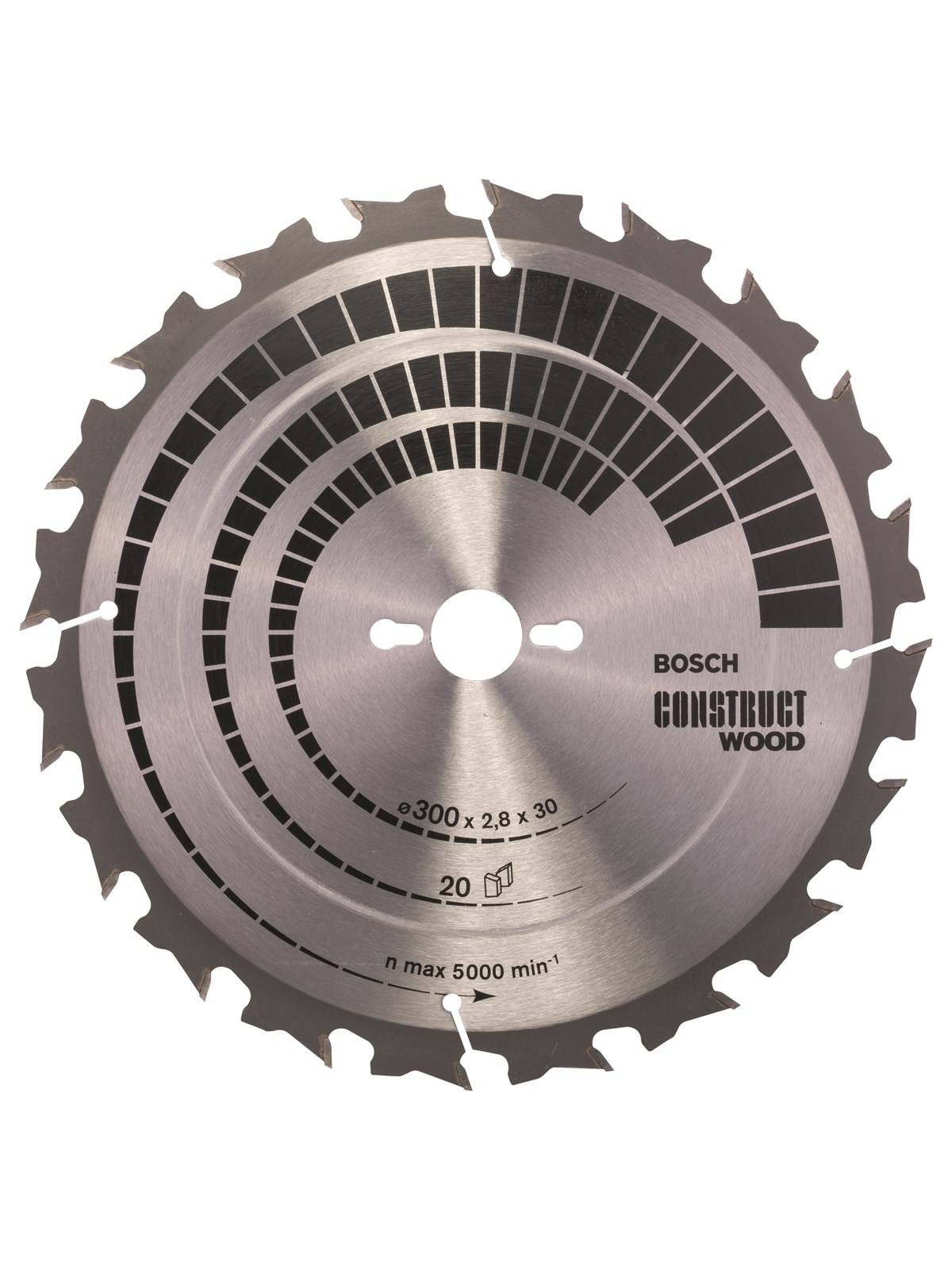 Bosch RUNDSAVKL CONST WOOD300X3.2X30MM 20 TDR