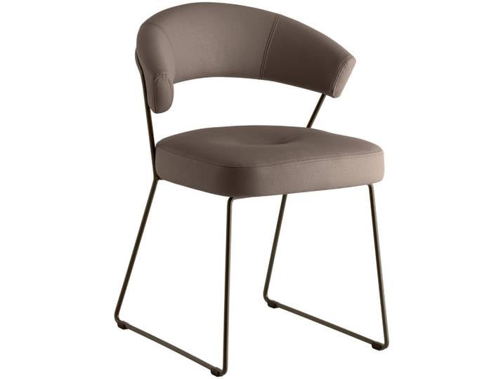 Connubia Stuhl, Schlamm, Metall, U-Form, 56x76x54 cm, Esszimmer, Stühle, Esszimmerstühle