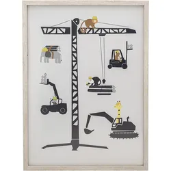 Keith Bild im Rahmen Baustelle