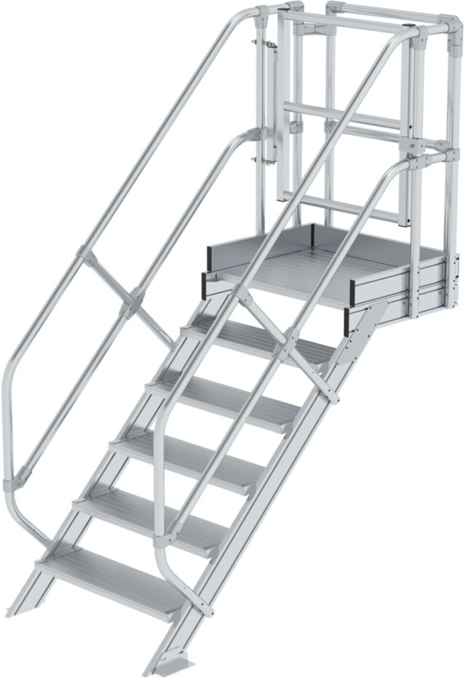Munk Treppen-Modul Aluminium geriffelt 6 Stufen (632306)