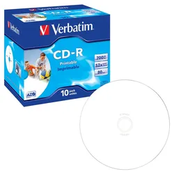 Verbatim CD-R 700MB 10er bedr Jewel Case