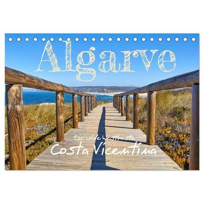 Algarve - Die wilde Westküste Costa Vicentina (Tischkalender 2027 DIN A5 quer), CALVENDO Monatskalender