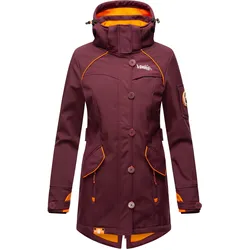 MARIKOO Damen Outdoor Softshell Jacke mit abnehmbarer Kapuze Soulinaa