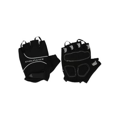 Fahrradhandschuhe ENDURANCE "Fraserburgh", Damen, Gr. XS, schwarz, 70% Polyester, 10% Nylon, 10% Elasthan, 10% Lederimitat, unifarben, Handschuhe, mit komfortablen Gel-Einlagen