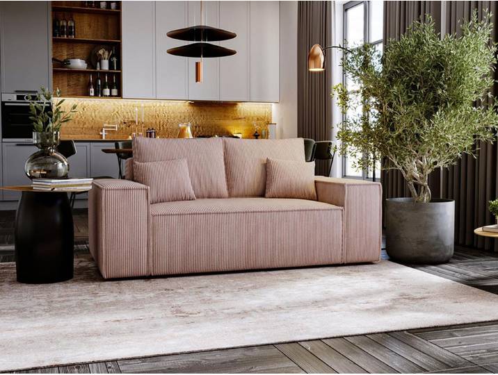 Compleo Schlafsofa für eine kleine Wohnung, Schlaffunktion, Breite:188 cm MALAG