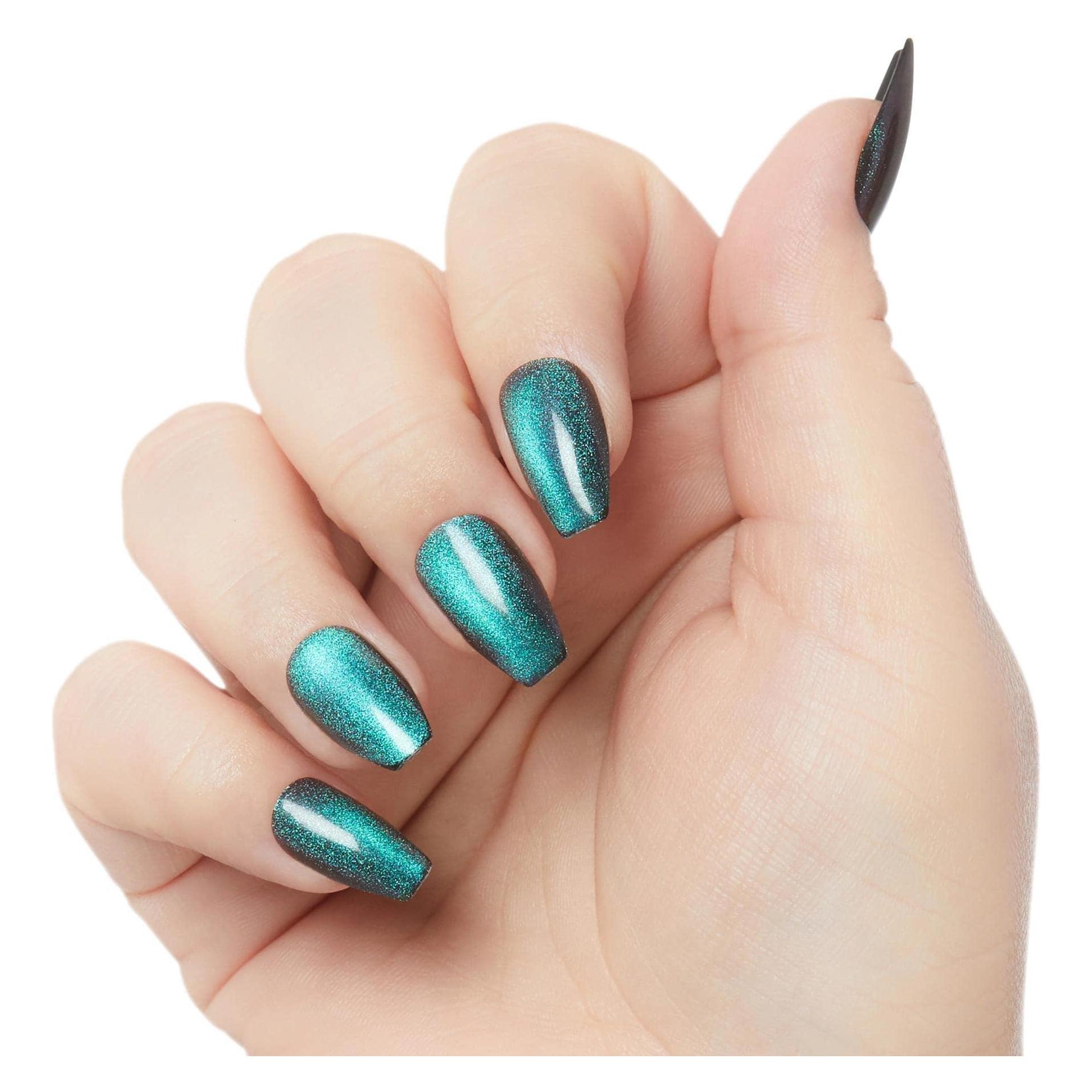 KISS Gel Fantasy Magnetic Gel Nails Chameleon - 28 Pieces (Kunstnägel, Chameleon) (VF09C)