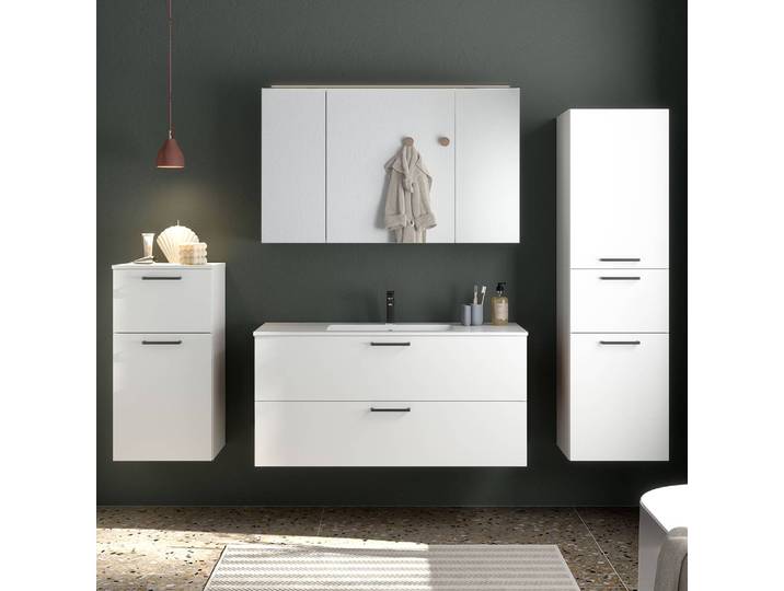 Badezimmerset MYBA XVII 4-teilig 210cm Weiß/Weiß