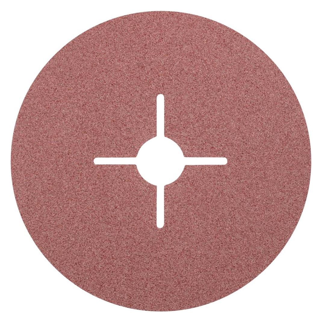 Pferd Korund Fiberscheibe Ø 150mm A60 für universelle Anwendungen (60) (FS 150-22 A 60)