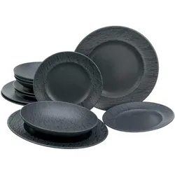 CreaTable, Geschirrset, Rondo Schiefer (12 Stk.)