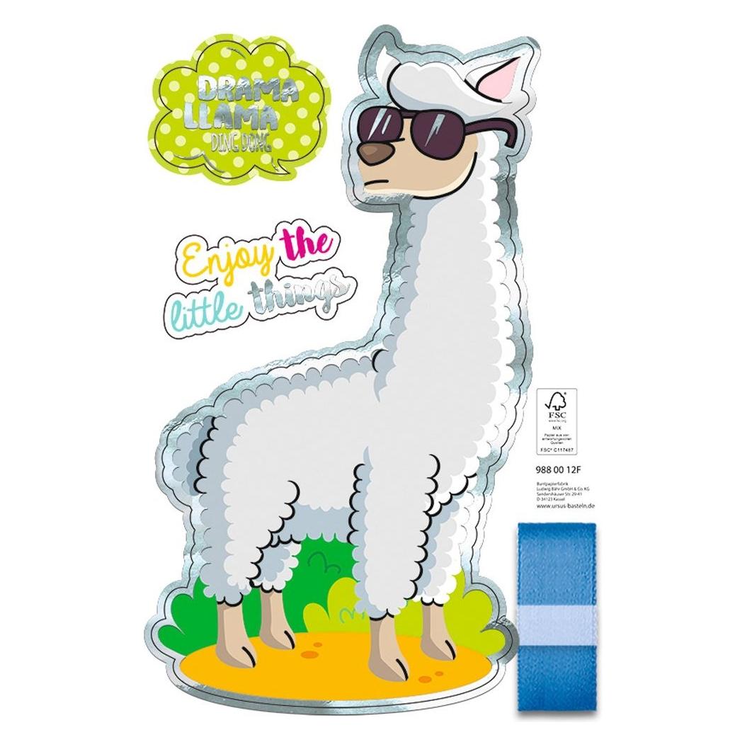 Ursus Schultüten Dekorationsset Easy Line Lama (21.50 cm) (76567515)