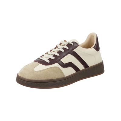 Sneaker GANT "Gant Sneaker Leder", Damen, Gr. 41, Textil, braun (cream), Leder, Schuhe Sneaker
