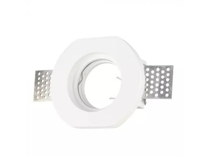 Inbouwframe verzonken rond van gips LED GU10 Φ100 mm - VT-3650
