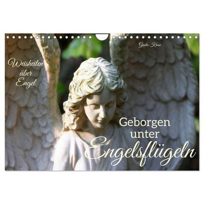 Geborgen unter Engelsflügeln (Wandkalender 2027 DIN A4 quer), CALVENDO Monatskalender