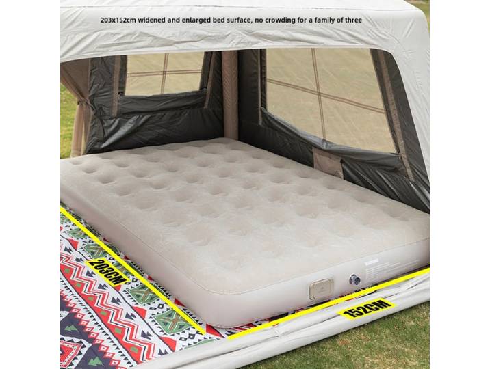 MOUNTAINHIKER nouveau matelas pneumatique intérieur tapis de Glamping matelas de couchage gonflable en PVC 1/3 personnes tapis de lit de Camping pompe intégrée
