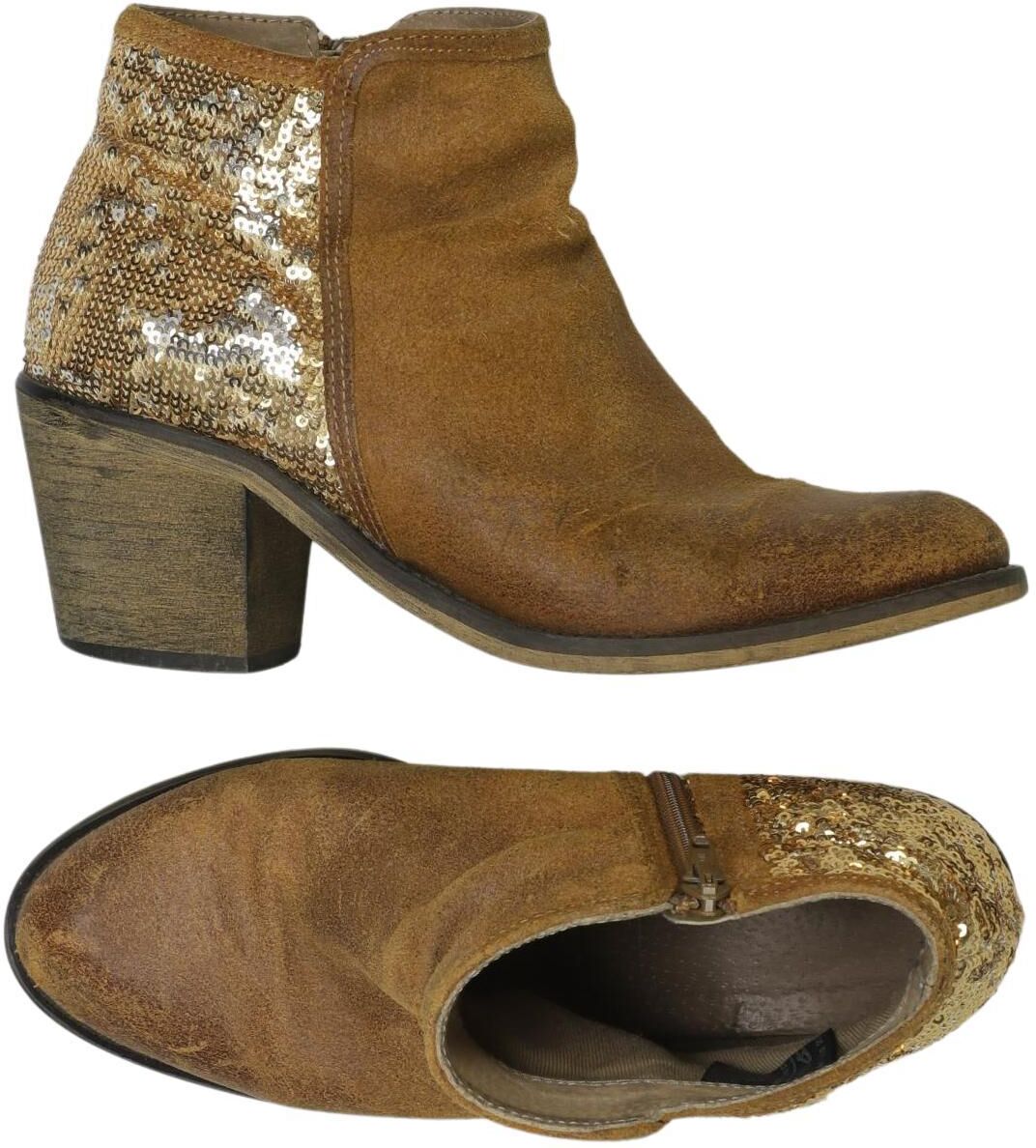 Catwalk Damen Stiefelette, Mehrfarbig, Gr. EU 37, Leder - Second Hand