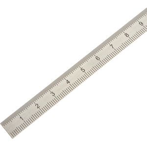 KS-Tools Stahlmaßstab 300.0104, 300mm, flexibel, Edelstahl